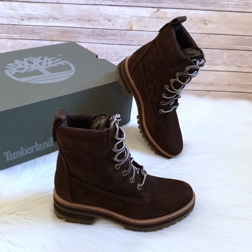 Timberland Courmayeur Valley 6” Dark Brown Boots - Picture 2 of 8